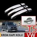 Volkswagen T5 Transporter 2010 Üzeri Paslanmaz Çelik 3 Kapı Krom Kapı Kolu