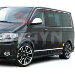Volkswagen T6 Transporter İcin Krom Yan Kapi Citasi 5 Parca. (Kisa Sase) 2015 Uzeri