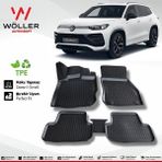 Volkswagen Tayron Paspas 2024 Sonrası Uyumlu 3D Wöller Ultraflex Esnek - Siyah