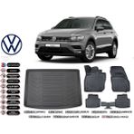 Volkswagen Tiguan 2017 Model Üst Bagaj Havuzu Araca Özel Siyah Ekstra Havuzlu Paspas Takımı