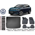Volkswagen Tiguan 2024 Model Üst Bagaj Havuzu Araca Özel Siyah Extra Havuzlu Paspas Takımı
