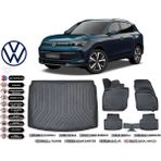 Volkswagen Tiguan 2025 Model Alt Bagaj Havuzu Araca Özel Siyah Ekstra Havuzlu Paspas Takımı