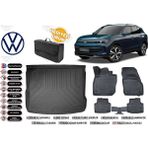 Volkswagen Tiguan 2025 Model Üst Bagaj Havuzu+4d Araca Özel Havuzlu Paspas Takımıı Rice - Siyah
