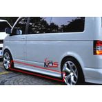 Volkswagen Transporter T5 Kısa Şase Marşpiyel Sağ Sol Takım Fiberglass Boyasız