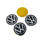 Volkswagen Vw Alüminyum Yapıştırma Jant Göbeği 4'Lü 60Mm