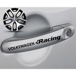 Volkwagen Racing kapı Kolu Sticker Yapıştırma 8 Ad