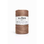 vollen yarn 1.5mm-150mt Polyester Makrome Ipi, Supla Ipi, Çanta Ipi, Bileklik Ipi, Makrame, Camel