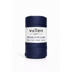 vollen yarn 150m Polyester Makrome Ipi , Supla Ipi, Çanta Ipi, Bileklik Ipi, Makrame ,lacivert, 1.5mm-100gr