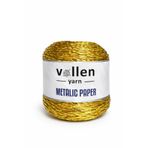 vollen yarn 250 Gr- 320 M, Premium Metalik Kagıt Ip,Parlak Çanta Ip,Simli Metalik Ip,Metalik Abiye Ip