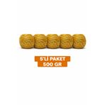 vollen yarn Jüt İpi 5'li Paket 100gr 100m Hasır İp Kırnap Çuval İpi Makrome Süsleme Doğal İp
