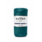 vollen yarn Premium 200gr/4mm Polyester Ribbon Ip,makrome Ipi,çanta Ipi,hobi Ipi,supla Ipi,petrol Mavi