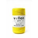 Vollen Yarn Taranan Makrome İpi 3mm 250gr,taranabilir Pamuk Makrome Ipi, Makrome Ipi KREM