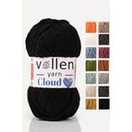 vollen yarn Vollenyarn Cloud,kadife Battaniye Ipi,el Örgü Ipi,tığ Işi Hırka Ipi,amıgurumi Oyuncak Ipi, Siyah