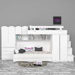 Volly Modern Ranza Mdf - Beyaz - 100 x 100 cm