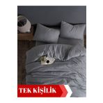 Volny Tek Kişilik Nevresim Takımı | Lastikli Çarşaflı | Pamuklu