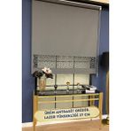 Volper Mekanik LZR305 Ithal Mat Kalın Kumaşlı Lazer Kesim Stor Perde (Antrasit Gri) - 105 x 200 cm
