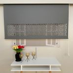 Volper Mekanik LZR305 İthal Mat Kalın Kumaşlı Lazer Kesim Stor Perde (Antrasit Gri) - 90 x 260 cm