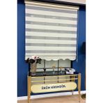 Volper Mekanik Vp 921 Mikro İnce Pliseli Zebra ve Stor Perde Etek Dilimli (Krem) - 120 x 200 cm - Ekru