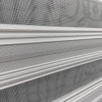 Volper Mekanik VP-932 Zebra Ekru Gri Simli Etek Dilimli 100x200 cm Stor Perde