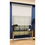 Volper Mekanik VP1075 Çift Mekanizmalı Kırçıllı Tül ve %100 Blackout Işık Geçirmez Stor Perde (Açık Gri) - 90 x 260 cm
