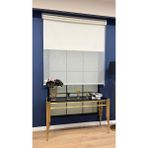Volper Mekanik VP1075 Çift Mekanizmalı Kırçıllı Tül ve %100 Blackout Işık Geçirmez Stor Perde (Kırık Beyaz) - 250 x 260 cm