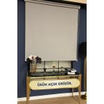 Volper Mekanik VP1409 İthal Mat Kalın Kumaşlı Stor Perde Eteksiz (Açık Gri) - 90 x 260 cm