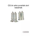 Volta Cg-Cup Uyumlu Modif Sivri Ön Ve Arka Basamak Seti Oval Kalvanizli