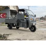 Volta Vt5 Elektrikli Üç Tekerlekli Motosiklet Gri Renk Kabinli