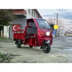 Volta Vt5 Elektrikli Üç Tekerlekli Motosiklet Kırmızı Renk Kabinli