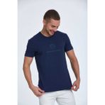 Voltaj Kai Baskılı Erkek Tişört Lacivert - 2XL