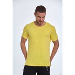 Voltaj Milan Over Size Erkek Tişört Sarı - XL