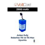 VoltCore Anker Eufy Robovac 11S ve 11S Max Uyumlu Robot Süpürge Bataryası 2900 Mah Pil Vc