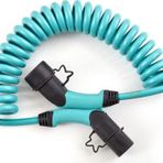 Volti Mg Elektrikli Araba Spiral Şarj Kablosu 22 Kw / 32A / 3 Faz / Tip-2
