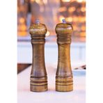 Voltmar 2'li Set Masterchef Tuz Karabiber Değirmeni Baharat Öğütücü Ceviz Ahşapı 21 Cm