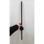 VOLTMARKET 80 cm PİLLİ Siyah Kasa Sarı Işık Banyo Duvar Ayna Tablo Aydınlatma Çubuk Led Aplik Pil Hediyedir