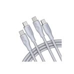 Voltme C2064 Beyaz Powerlink Rugg 100 watt Type-C Şarj Kablosu