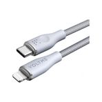 Voltme C2082 Gri Powerlink Rugg 60 watt Type-C Lightning Şarj Kablosu