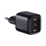 Voltme V2013 Revo Siyah 30W CC GAN Şarj Aleti