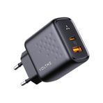Voltme V2113 Revo Siyah 45W CA GAN Şarj Aleti