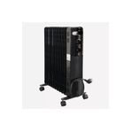 Voltomat 2300W 11 Dilim Yağlı Radyatör Siyah - 2 Kademeli - Tekerlekli - Kontrol Lambalı - Termostatlı