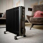 Voltomat 2500W Termostatlı 11 Dilim Siyah Yağlı Radyatör