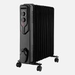 Voltomat 2500W Termostatlı 11 Dilim Siyah Yağlı Radyatör