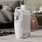 Voltomat Termostatlı 800 W 6 Dilim Yağlı Radyatör Beyaz