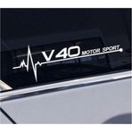 Volvo S40 Yan Cam Sticker Oto Kapı Çıkartma 20 x 7 cm