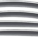 Volvo S60 için araba Rüzgar Deflektörleri 2011-2017 2018 2019, Hava Kalkanı Güneş siperliği yağmur muhafızları oto aksesuarları, 4 Adet Set