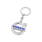 Volvo Uyumlu Logolu Anahtarlık Metal 3D Krom Araba Anahtarlığı