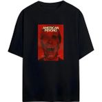 Von Labas American Psycho Horror Comedy Unisex Pamuklu Tshırt - Siyah