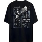 Von Labas Sons Of Anarchy Jax Teller Tasarımlı Unisex Pamuklu Tshirt - Siyah
