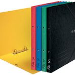 VON Leitz halkalı klasör A4, 2 halkalı, lastik bantlı kilit, karton, 25 mm arka genişlik, 140 sayfa için, okul, üniversite ve ev için halkalı klasör, birden fazla renk, 5 adet, 30120099, 30121099