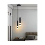 Vonalight 2'li Siyah ,Yatakbaşı,Banyo,Boru Sarkıt,lamba,led,Aydınlatma,dekoratif 3000K Işık